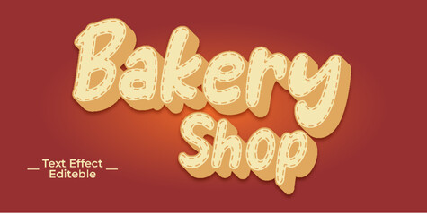 Text Effect bakery