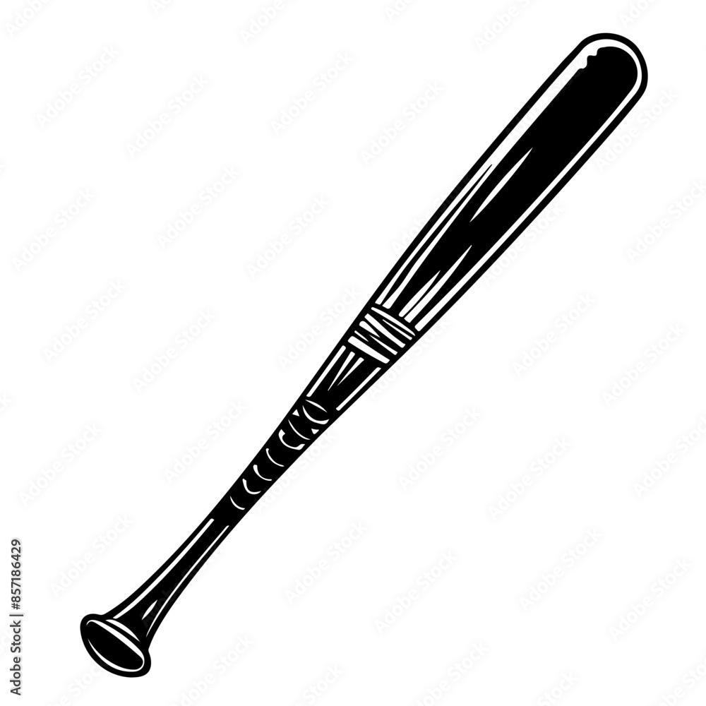 Sticker baseball bat