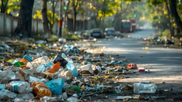 "Widespread littering issue on Indian roadsides". Concept Littering, Environmental Pollution, Roadside Garbage, India, Waste Management