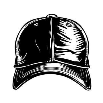recommend clip art: Baseball Cap Front View