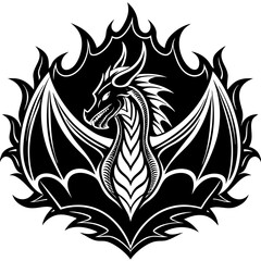 logo-dragon-surrounded-by-black-flames