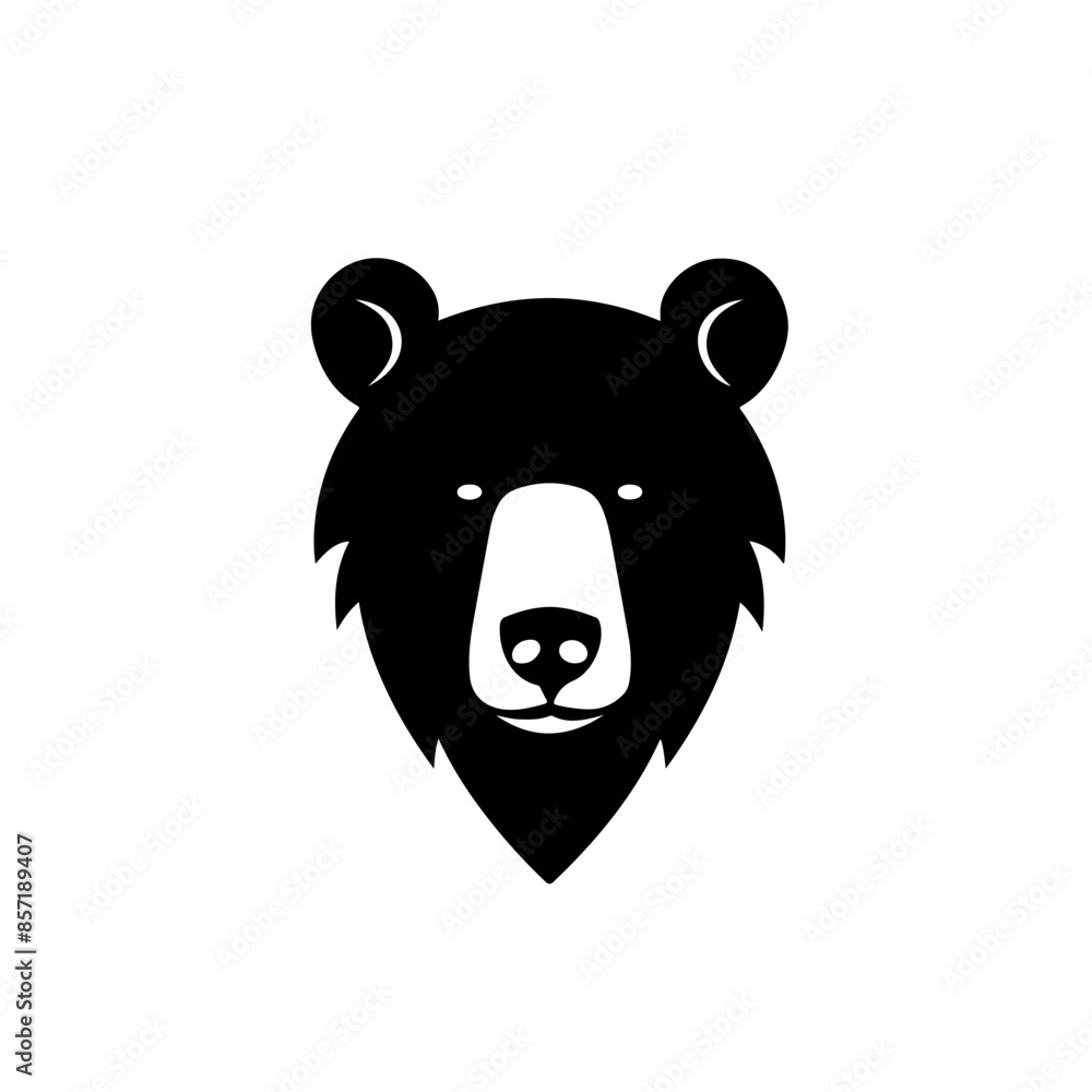 Poster Bear Head