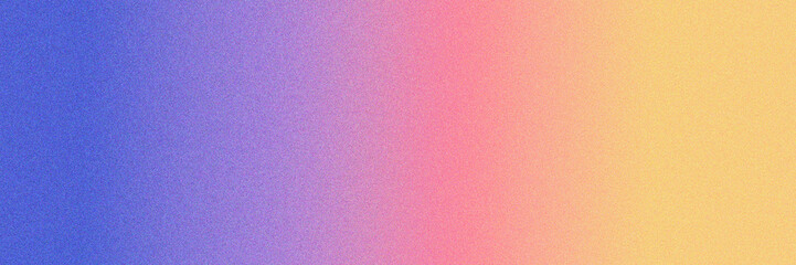 Colorful Abstract noise gradient background, grainy texture  with smooth transitions from blue to pink to yellow, ideal for design projects and digital artwork.