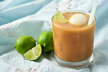 Refreshing Mexican drink, called tejuino