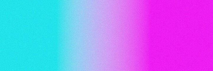 Vibrant Abstract noise gradient background, grainy texture  transitioning from cyan to magenta. Perfect for modern designs, digital art, and creative projects.