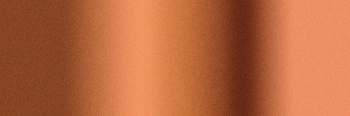 Abstract grainy gradient background, noise texture close-up of warm copper tones with soft shadows, designs, and texture projects.