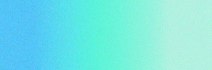 Naklejka premium Abstract grainy gradient background, noise texture featuring vibrant blue to green shades, ideal for modern designs, presentations, and digital projects.