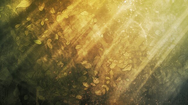 Rustic terracotta olive green and mustard yellow abstract with textured gradients
