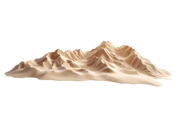 desert sand pile, showcasing its natural color variations and intricate surface details