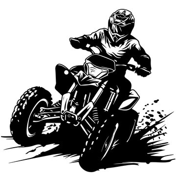 recommend clip art: Atv Motocross Racing
