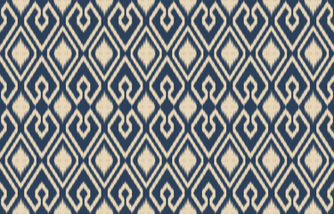 Ethnic abstract ikat art. Aztec ornament print. geometric ethnic pattern seamless  color oriental.  Design for background ,curtain, carpet, wallpaper, clothing, wrapping, Batik, vector illustration.