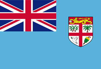Fiji flag illustrator country flags