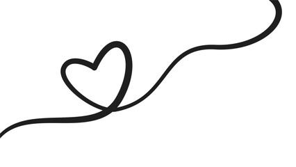 lineart drawing heart background. line art love sign. simple heart line art drawing. Hearts Continuous One Line Drawing. love heart lineart background. heart doodle line art drawing. love doodle.