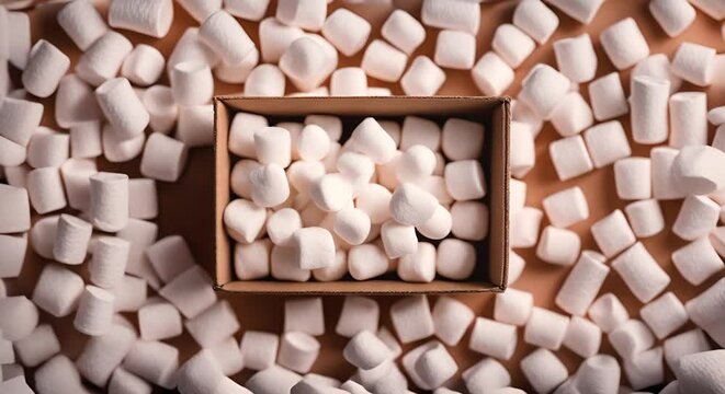 Vegetable starch filling chips in a package.