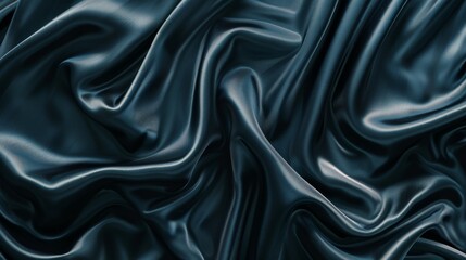 Obraz premium Abstract background luxurious fabric wavy folds of grunge silk with satin velvet texture.