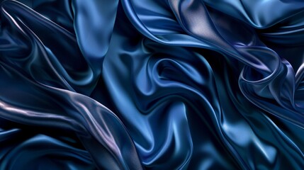 Obraz premium Abstract background luxurious fabric wavy folds of grunge silk with satin velvet texture.