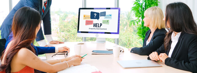 Help screen on the website provide answer to FAQ frequently asked question snugly with knowledge...