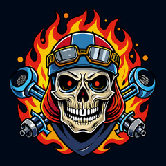 skull-head--harley-davidson-style--biker-logo-styl