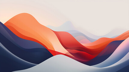 Naklejka premium abstract colorful background, geometry gradient, ai_generated