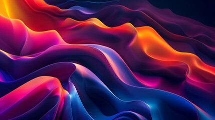 Obraz premium abstract colorful background, geometry gradient, ai_generated