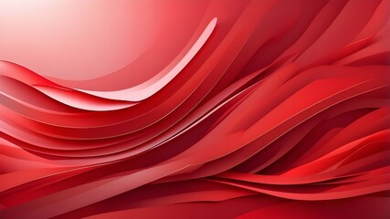 Red Abstract Background with Dynamic Shapes, Dynamic Shapes Composition on Red Background, Abstract Red Design with Dynamic Geometric Shapes, Vibrant Red Background with Abstract Dynamic Composition