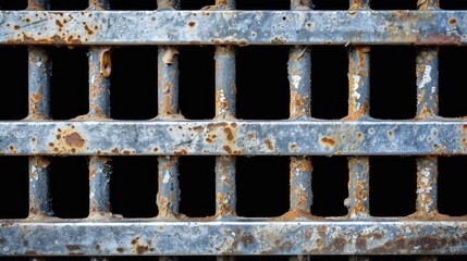 Metal Bars in Horizontal Arrangement as Background
