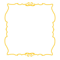 Curly Gold Frame