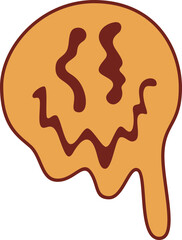 Melting Groovy Emoticon Element