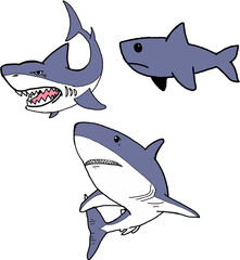 A group of sharks is a marine animal.