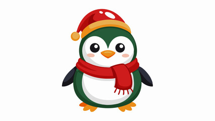 vector-cute-christmas-penguin--penguin-character-s