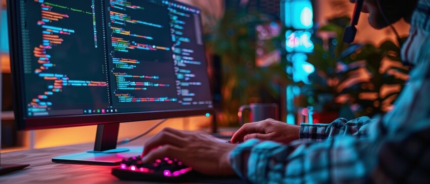 A team of developers creating innovative software solutions