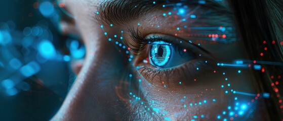 A tech expert using AI for cybersecurity analysis