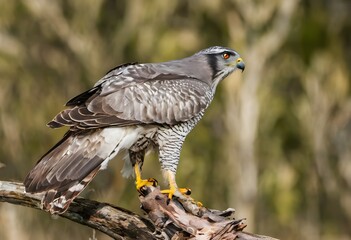 A close up of a Goshawk