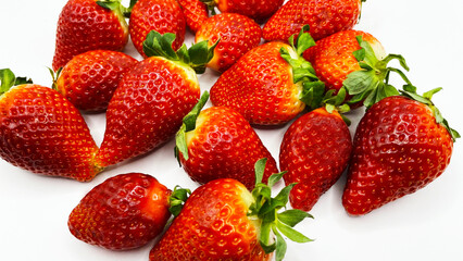 Strawberry berries. Strawberries are red. Lots of strawberries. Background. Strawberry.