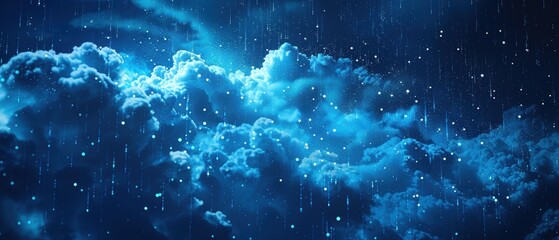 Obraz premium Advanced threat detection in cloud security