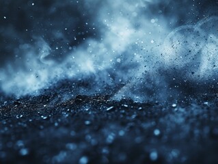 Subtle Elegance: Crushed Texture and Dust Particles in Abstract Composition