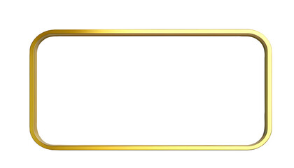 Transparent frame Golden Borders PNG