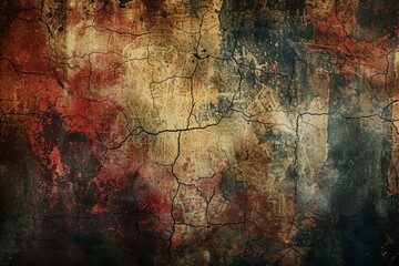 Obraz premium A grungy textured background with an aged, worn appearance