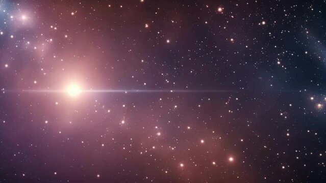 Stars nebula and galaxies in space. beautiful space background. seamless looping overlay 4k HDR 