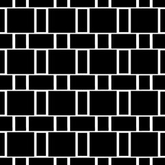 Oriental black and white pattern for fabric, wallpaper, flyer, business card. For use in graphics.
