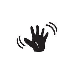 hand wave logo icon
