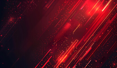 Abstract matrix red background