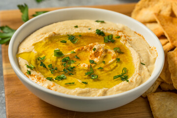Healthy Mediterranean Chickpea Hummus
