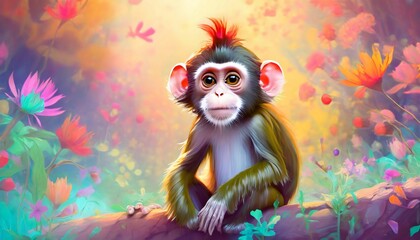 Fototapeta premium monkey