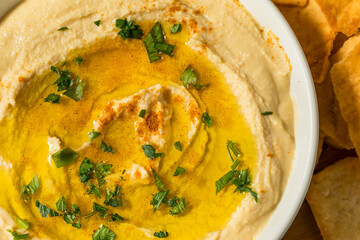 Healthy Mediterranean Chickpea Hummus