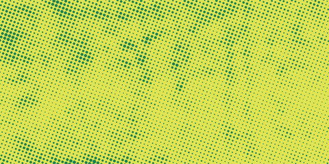 Dots halftone yellow green color pattern gradient texture background vector illustration