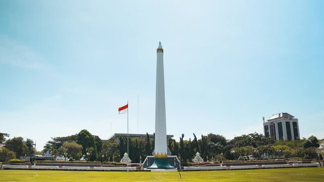 Tugu Pahlawan Monument in Surabaya Indonesia