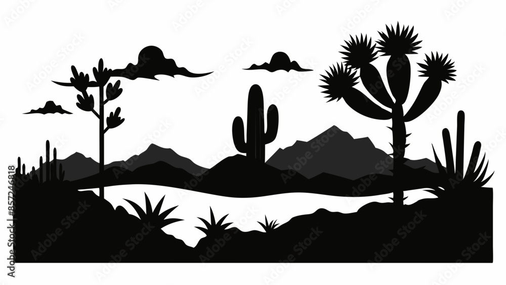 Canvas Prints illustration of a cactus