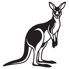 Obraz premium kangaroo vector illustration