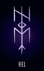 Full editable collection of norse symbols as goddess, witch, skadi, hel, freya and more.	
